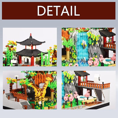 Zoo Micro Mini Bricks Desert Building BlocksCreative Ideals Zoological Park Architecture Toy Present Model for Adults and Kids Age of 14+ 5000 PCS