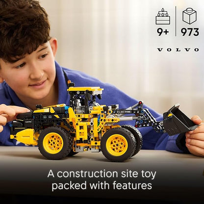 LEGO Technic Volvo L120 Electric Wheel Loader Construction Toy - Pretend Play Building Set - Great Birthday Gift for Boys Girls and Kids 9+ Who Love Vehicle Playsets - 42209