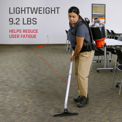 Hoover Commercial Shoulder Vac Pro Bagged Backpack Vacuum Cleaner, Lightweight, Chiropractic Design, HEPA Media Filtration, Corded Vacuum Cleaners for Commercial Use on Carpet and Hard Floors