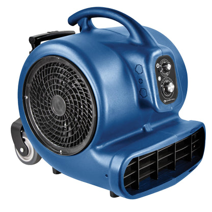 Nexair 1HP Stackable High-Velocity Industrial Carpet Dryer 3 Speed, Air mover blower with Auto Shut-off Timer, Adjustable Floor drying fan, Dries Cools and Ventilates Attic Spaces, Work Areas, Garages