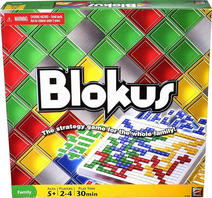 Mattel Games Blokus XL Board Games for Family Night Brain Games for 2 to 4 Players Oversized Board and Pieces (Amazon Exclusive)
