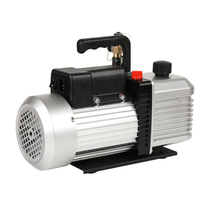 HFS(R) 2 Stage Rotary Vein Vacuum Pump - 12 CFM, 1HP, 110V, 1/4"-3/8" SAE Inlet Port