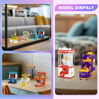 NUTCRACKER 12 in1 Game Console Building Set for Adults Mini Friends Game Console Toy Building Set Party Favors for Goodie Bags Easter Birthday Gifts（1228 Pieces）