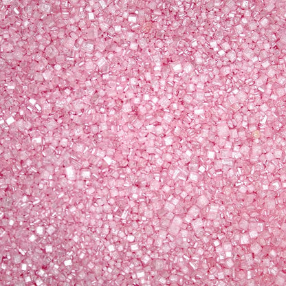 Brew Glitter - Pink Rimming Sugar (4oz, 1x Bar Tin) Cocktail Garnish for Mixed Drinks & Refreshments