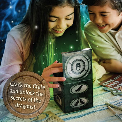 MindWare Dig It Up! Crack The Crate Board Game for 1 or More Players – Bring The Thrill of Escape Rooms Home – for Adults &amp Kids 8 &amp Up