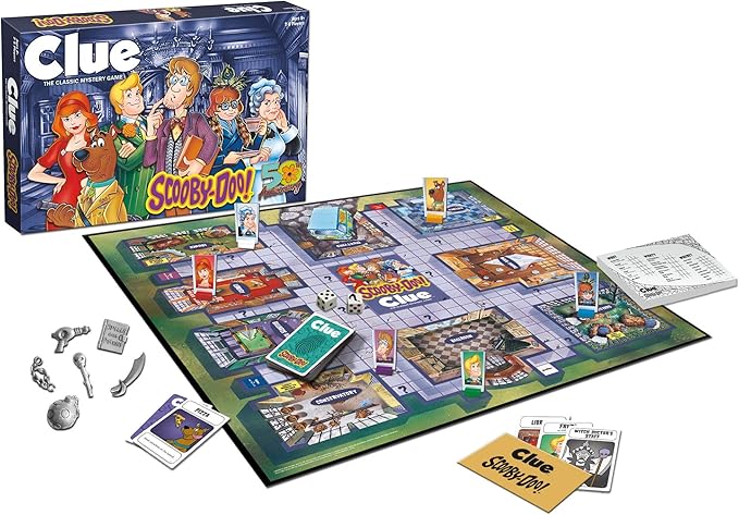 CLUE: Scooby-Doo Board Game | Official Merchandise Based on the Popular Cartoon | Gather the Gang and Solve the Mystery!