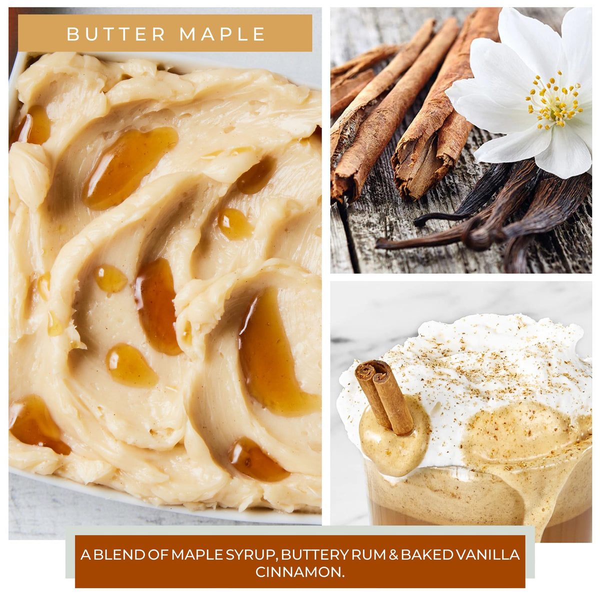 A Cheerful Giver - Butter Maple - 34oz Papa Scented Candle Jar with Lid - Keepers of the Light - 155 Hours of Burn Time, Gift for Women, Brown