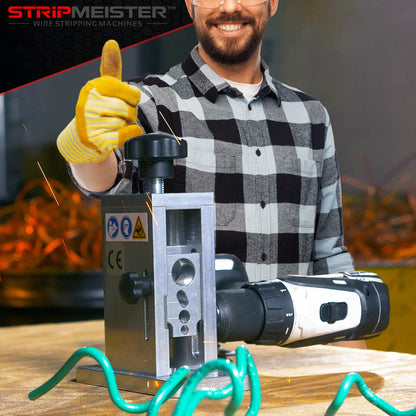 StripMeister Original & E250 Feeder Replacement, E250 Blade Replacement Kit, and Drill-Powered Wire Stripper Machine - Ultra-Grip Replacement Feeder, Manual Wire Stripping Made Easy