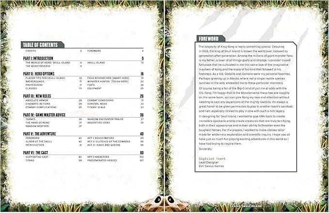 Everyday Heroes Kong: Skull Island Cinematic Adventures Roleplaying Game Orange
