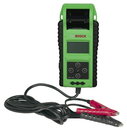 Bosch BAT155 Heavy Duty Battery Tester with Integrated Printer - Use with 6V and 12V Batteries, 12V and 24V Charging Systems