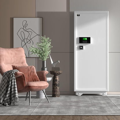 Extra Large Safe - TIGERKING 17.6 Cubic Feet Big Safes Box with Double Safety Key Lock & Separate Lock Box. Heavy Duty Large Home Safe wth 3 Removable Shelves, Perfect for Home, Hotel, Office, Garage