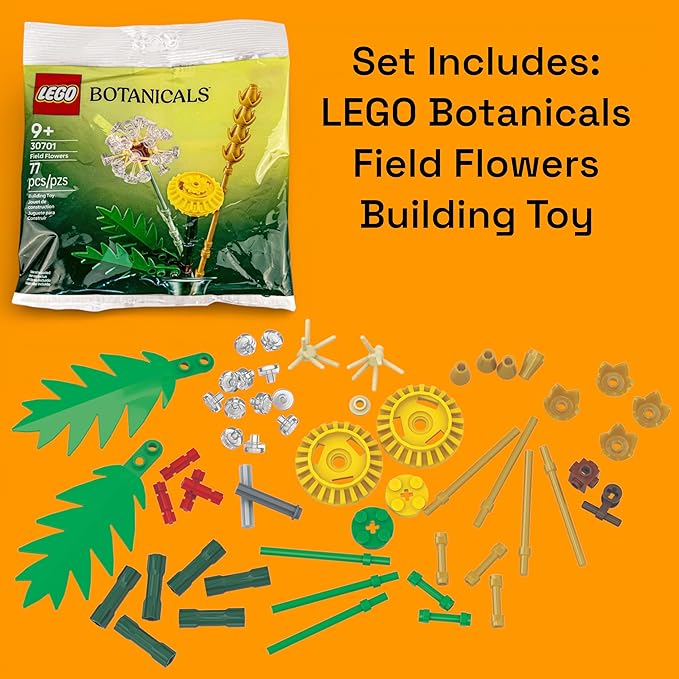 LEGO Stationery Creativity Set with Building Toy - Project Bloom (53667) Includes 1 Sticky Note Pad 4 Markers 1 Building Toy