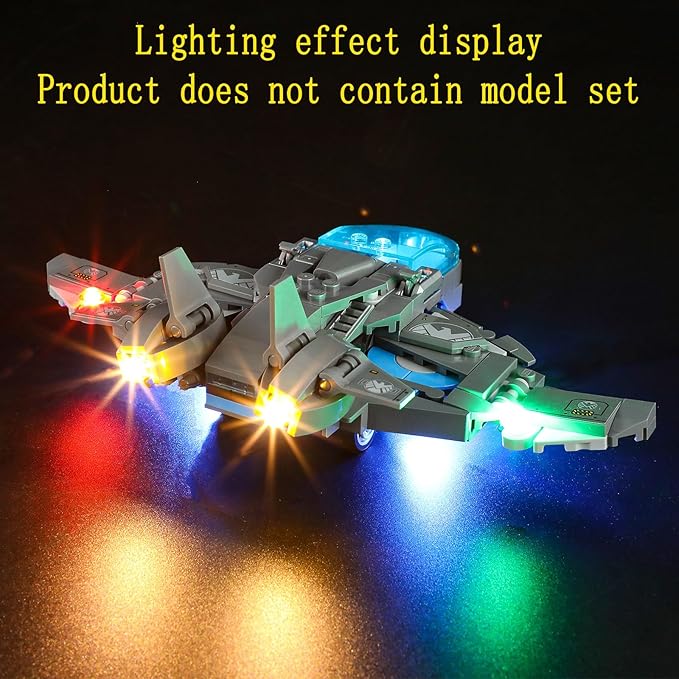 LED Light Kit Compatible with Lego Avengers Tower 76269 (Model Set Not Included)