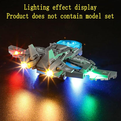 LED Light Kit Compatible with Lego Avengers Tower 76269 (Model Set Not Included)