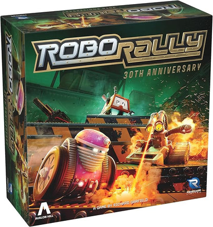 Renegade Game Studios Robo Rally Board Game 30th Anniversary Edition - Deluxe Strategy Game with Premium Components Eight Players