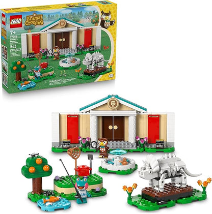 LEGO Animal Crossing Blathers’s Museum Collection Building Toy - Pretend Play Set W/2 Toy Minifigures for Girls &amp Boys Ages 7+ - Building Blocks for Kids - Gift Idea for Birthdays &amp Gamers -