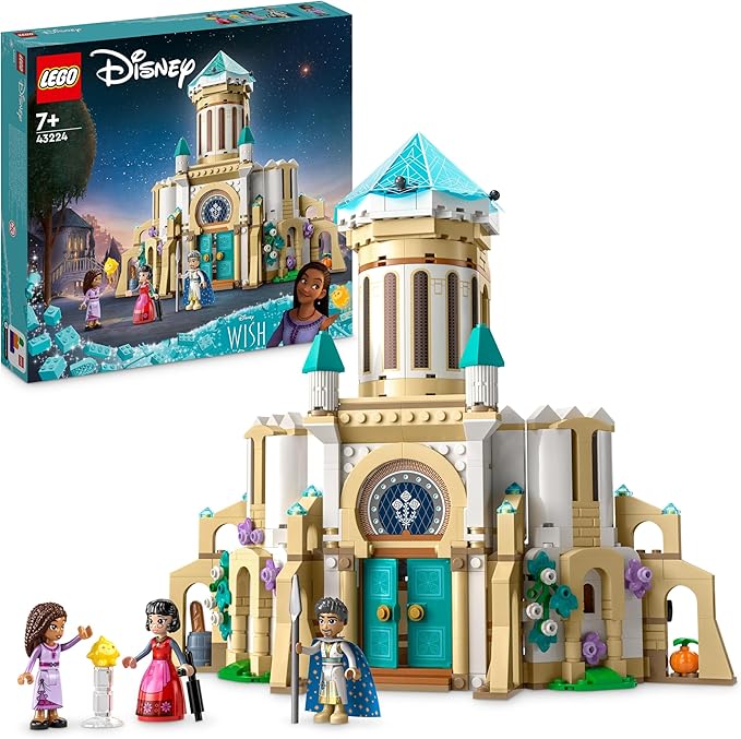 LEGO 43224 Disney Princess König Magnificos Schloss 4 Etagen 4 Charaktere