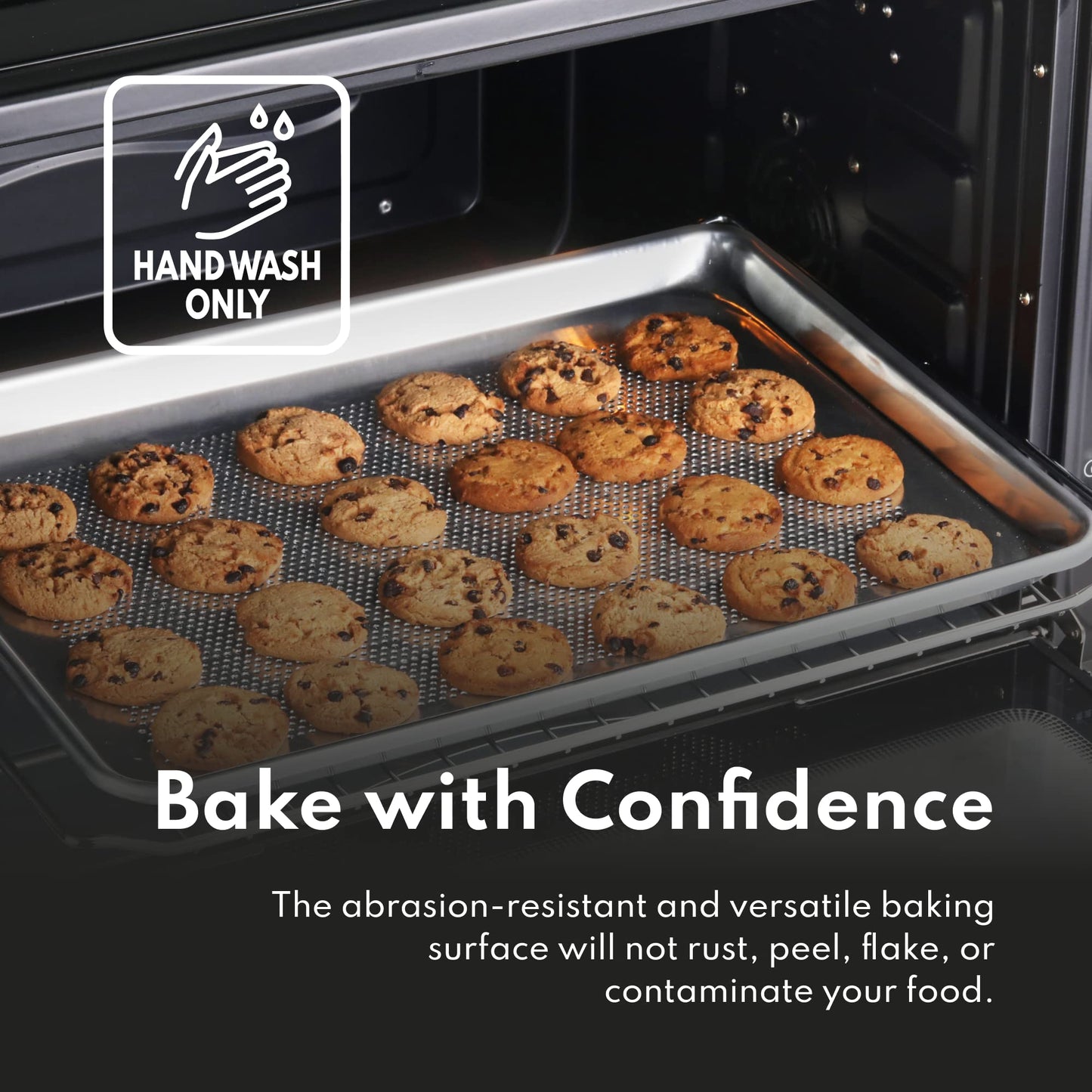 New Star Foodservice Commercial-Grade 18-Gauge Aluminum Sheet Pan/Bun Pan (9 2/3 W x6 2/3 L x1 H (1/8 size))