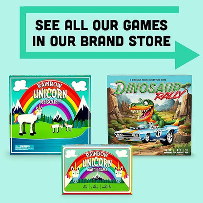 Rainbow Unicorn Rescue - Board Game for Kids Ages 4-8 Fun Family Board Games Games for 4+ Year Olds Kids Games for 4+ Year Old Birthday Gift Unicorn Toy for Girls and Boys Cooperative Board Games