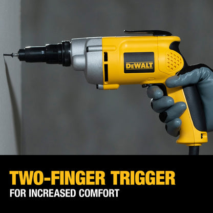 DEWALT Drywall Screw Gun, 6.5-Amp (DW268), Yellow