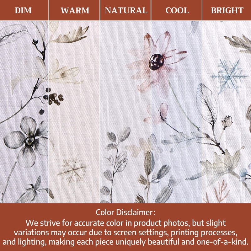 Maison d' Hermine Table Cloth Rectangle Table 100% Cotton 60 x 90 Inches Fall Tablecloth Reusable Everyday Use for Thanksgiving Christmas Decorations Dining Farmhouse Party (Ice Florals)