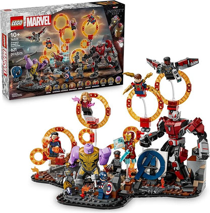 LEGO Marvel Avengers: Endgame Final Battle - Super Hero Building Set for Kids Ages 10+ - 10 Figures Including Iron Man Black Panther and Iron Spider - Birthday Gift for Boys and Girls - 76323