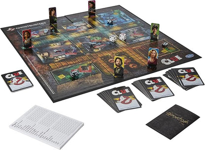 Hasbro Gaming Clue: Ghostbusters Edition Game Cooperative Board Game for Kids Ages 8 and Up Players Can Team Up to Battle Ghosts