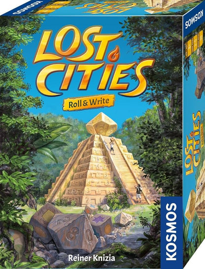 Thames &amp Kosmos Lost Cities: Roll &amp Write | A Family Friendly Game from Kosmos Games |by Reiner Knizia | for 2 to 5 Players Ages 8 and up