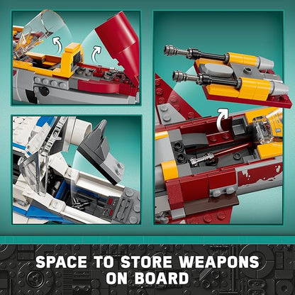 Lego Star Wars: Ahsoka New Republic E-Wing vs. Shin Hati’s Starfighter 75364 Star Wars Playset Based on The Ahsoka TV Series Show Inspired Building Toy for Ahsoka Fans Featuring 5 Star Wars Figures