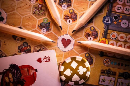Pioneer Rails Base Game by Dranda Games Strategy Board Game for 1 to 80 Players and Ages 12+