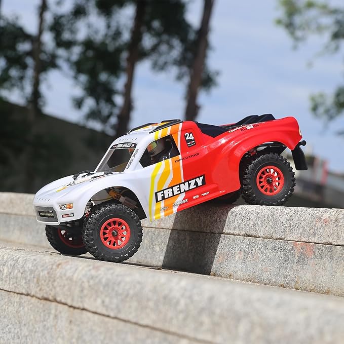 1:12 4WD Brushless RC Truck for Adults 4x4 Offroad Waterproof Monster Trucks Electric Powered High Speed Remote Control Cars Fast Extreme All Terrain RC Truggy with Double 3S Battery