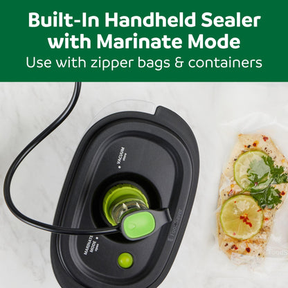 FoodSaver V4400 2-in-1 Vacuum Sealer Machine with Automatic Vacuum Sealer Bag Detection and Starter Kit