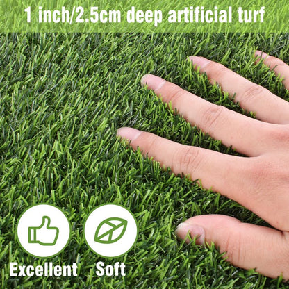 Kesfey Grass Table Runner 12 x 108 Inch Artificial Grass Carpet Rug Green Synthetic Table Runners Thickly Fake Grass Table Runner for Family Christmas Tabletop Decor Golf Party Decorations Baby Shower