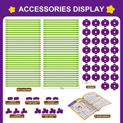 Glow In The Dark Fort Building Kit for KidsSTEM Construction Toys Educational Gift for 4 5 6 7 8 9 10 11 12 Years Old Boys and GirlsUltimate Creative Set for Indoor &amp Outdoors Activity140 Pcs