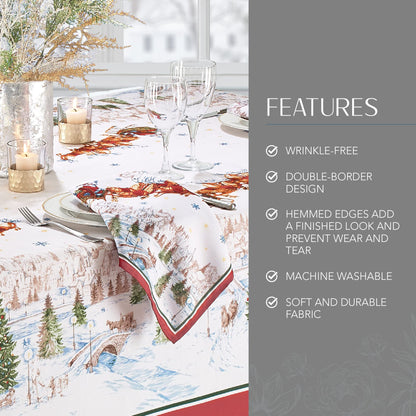 Elrene Tablecloth, 91262MLT, Multi, 60" x 120"