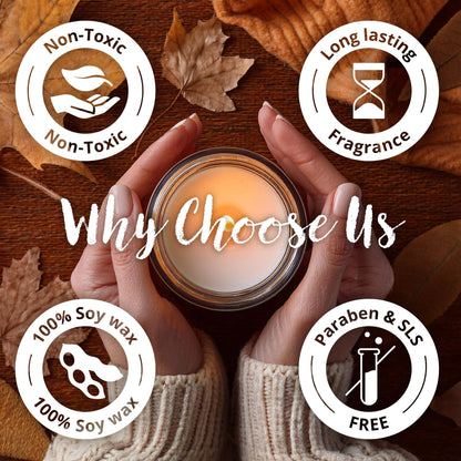 Wax & Wit Warm and Cozy Christmas Candles Scented – Orange, Cinnamon, Clove, Pine – Fall Candle, Perfect Holiday, Winter, Xmas, Autumn Gifts – 9oz, Soy Wax, 50 Hour Burn