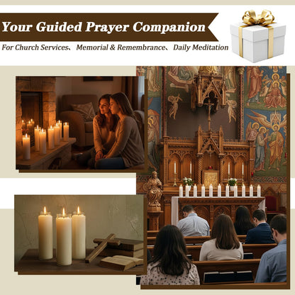 Trxvxo 12 PCS White Candles in Glass, 2 Inch x 8 Inch Unscented Prayer Candle,Suitable for Various Occasions Such as: Memorials, Religious, Catholicism, Churches, Altars, Vigils, etc.