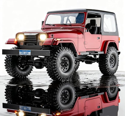 Rochobby BEEZRC 1/10 mashigan RC Rock Crawler for Adults 4WD Off-Road Remote Control Truck Hobby Grade RC Crawler RS Need to Complete