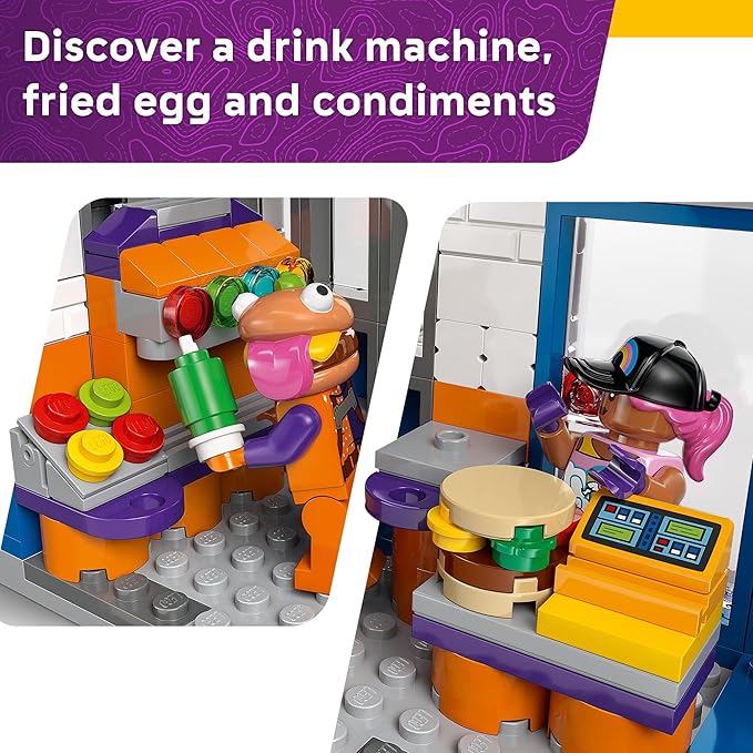 LEGO Fortnite Durrr Burger Restaurant Kids Toy - Video Game Building Set for Boys &amp Girls Ages 10+ - Fortnite Minifigures Beach Boss Grimy and More - Gift Idea for Birthdays &amp Gaming Fans -