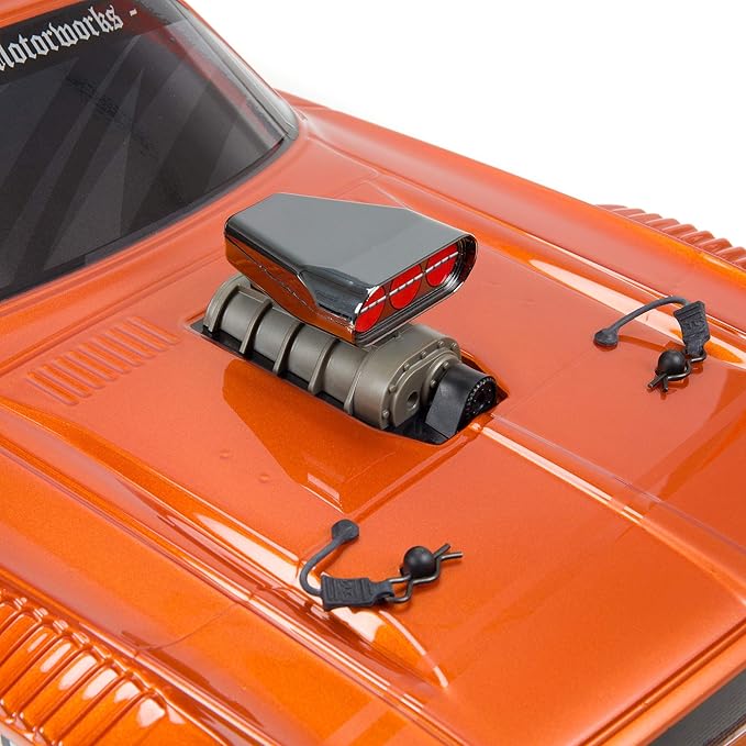 ARRMA 1/7 Felony 6S BLX Street Bash All-Road Muscle Car RTR (Ready-to-Run Transmitter and Receiver Included Batteries and Charger Required) Orange ARA7617V2T2