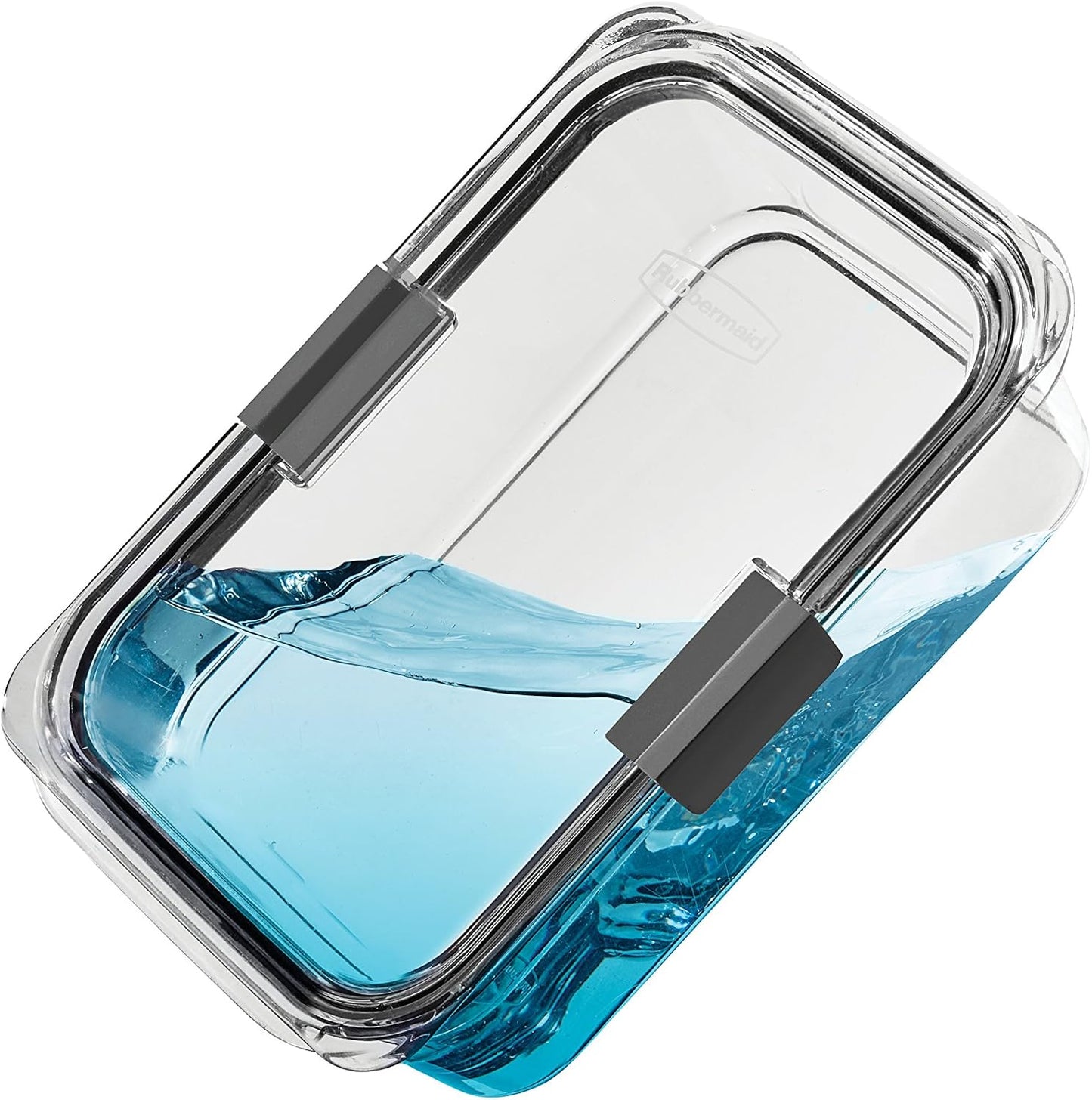 Rubbermaid Brilliance Large Food Storage Container - 9.6 Cup, BPA-Free, Leak-Proof & Clear