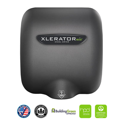 Excel Dryer XL-GR-ECO XLERATOR Hand Dryer Textured Graphite Cover 110-120V