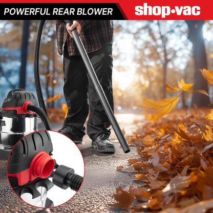 Shop-Vac 5985005 6 Gallon Wet/Dry Vacuum, 3.5 Peak HP, 1.25 Inch Diameter x 7 Foot Hose, 6 Foot Cord, Ideal for Home, Garage, and Workshop Cleaning