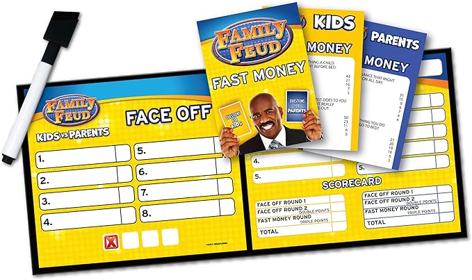 Steve Harvey Family Feud Kids Vs Parents Edition Family Party Game Ages 8 and up