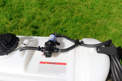 Grass Guardian 25 Gallon Pull-Behind Trailer Broadcast Sprayer - 1.1GPM, 7' Swath