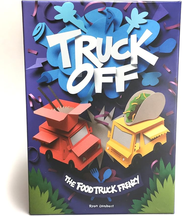 Truck Off: The Food Truck Frenzy - 2-6 Players - Spicy Board Game for Family Gamenight