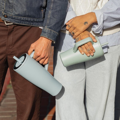 BrüMate Era 40 oz Tumbler with Handle & Straw | 100% Leakproof Insulated Water Bottle Tumbler with Lid & Flexible SoftSip Straw | Made of Stainless Steel | Cup Holder Friendly | 40oz (Prickly Pear)
