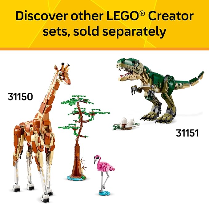 LEGO Creator 3 in 1 Medieval Dragon Toy - Building Toy with 3 Build Options Dragon Sea Serpent or Phoenix - Fantasy Set for Kids Boys and Girls Ages 9+ - Gift Idea for Birthdays - 31161