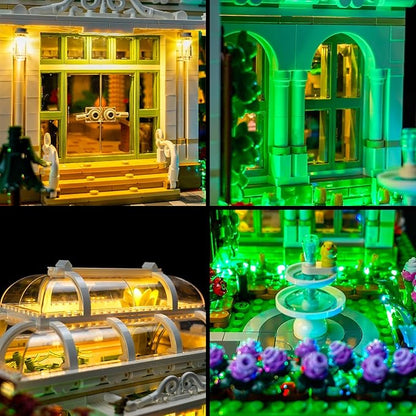 BrickBling LED Light Compatible with Lego The Botanical Garden Creative Lighting Kit Compatible with Lego 21353-No Bricks (RC Version Light)