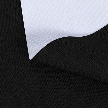 sancua 100% Waterproof Rectangle PVC Tablecloth - 54 x 54 Inch - Oil Proof Spill Proof Vinyl Table Cloth, Wipe Clean Table Cover for Dining Tables, Buffet Parties and Camping, Black